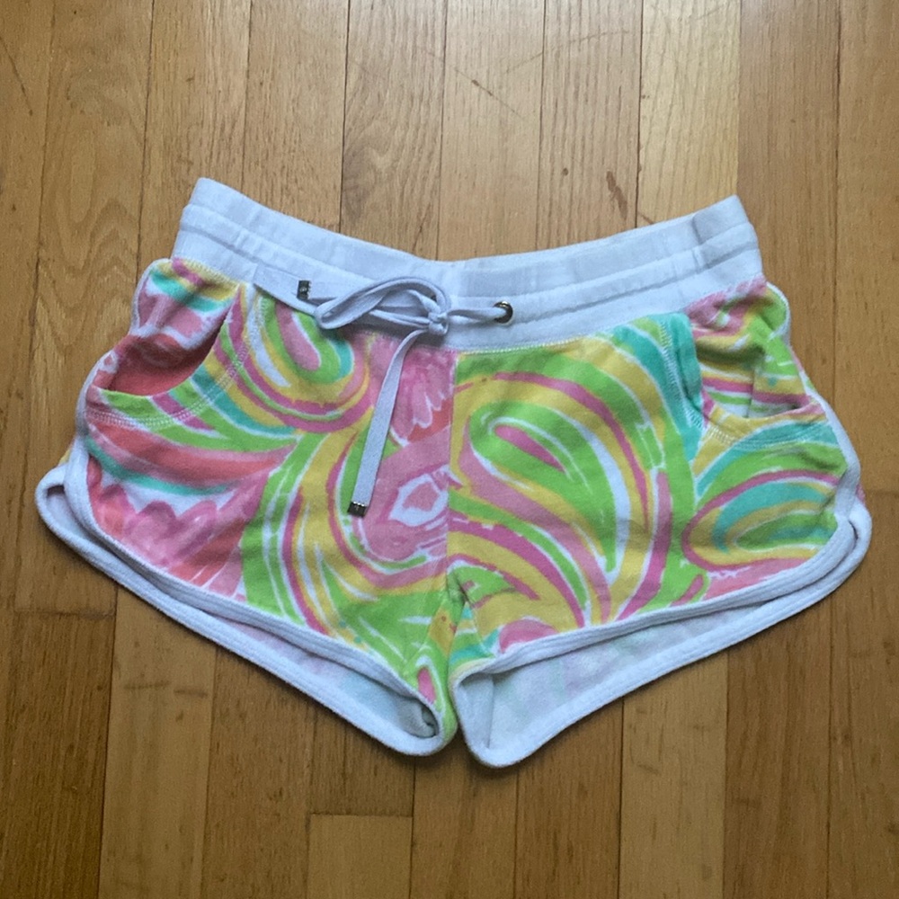Lilly Pulitzer XS Psychedelic Terry Shorts